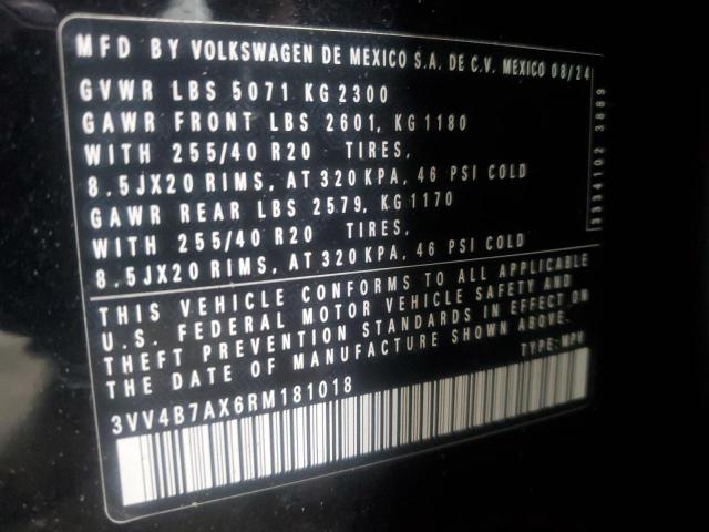 2024 VOLKSWAGEN TIGUAN SEL 3VV4B7AX6RM181018