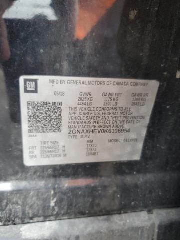 2019 CHEVROLET EQUINOX LS 2GNAXHEV0K6106954