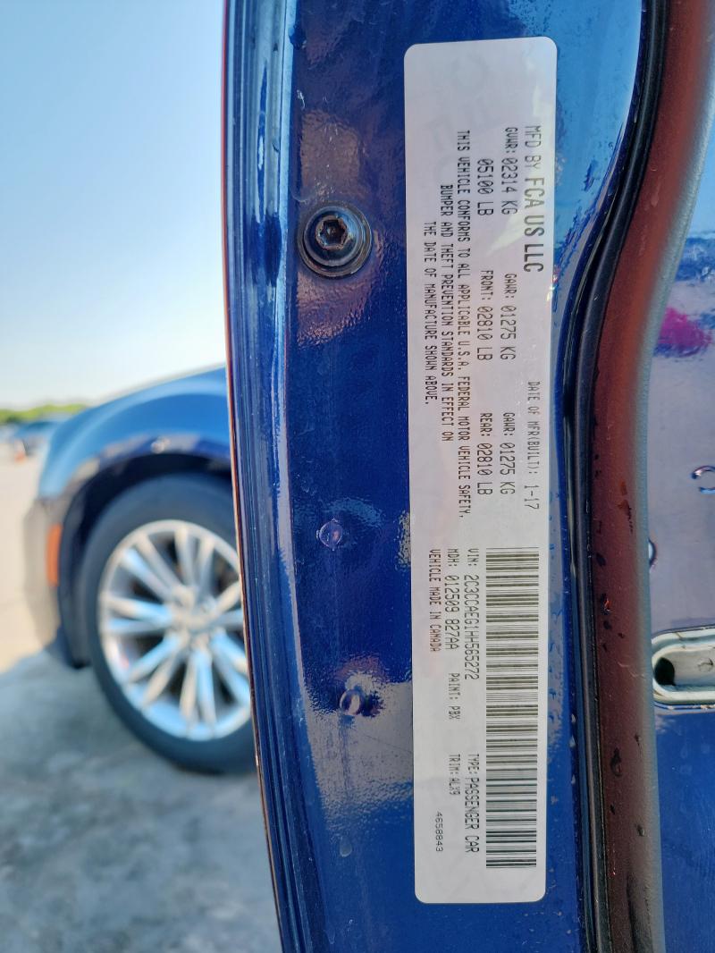 2017 CHRYSLER 300C 2C3CCAEG1HH565272