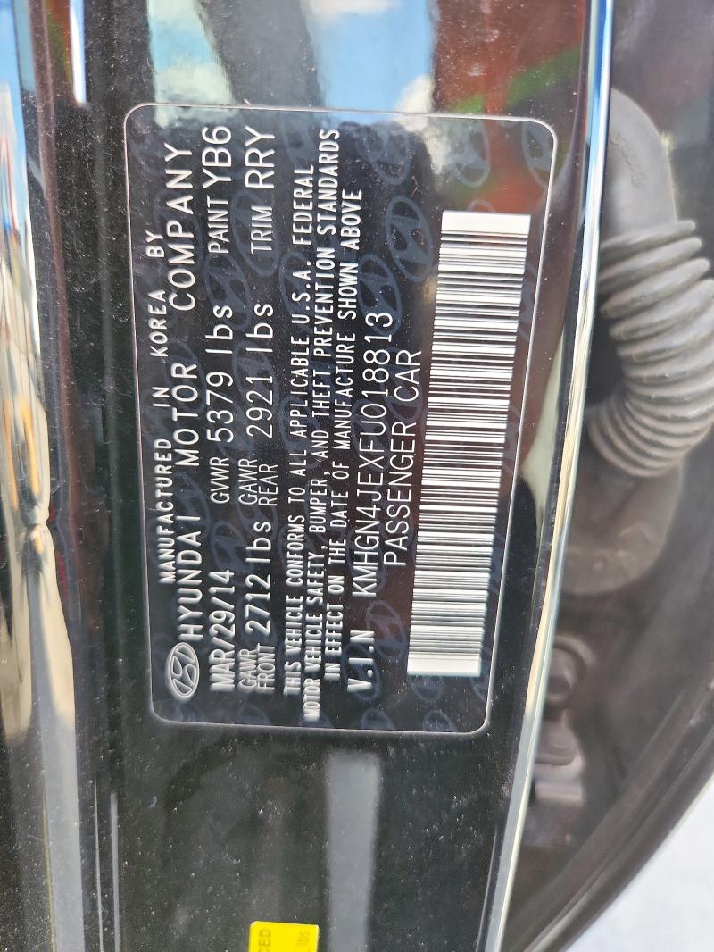 2015 HYUNDAI GENESIS 3. KMHGN4JEXFU018813