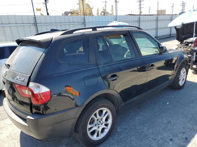 BMW X3 2.5I 2004 black 4dr spor gas WBXPA734X4WB20660 photo #4