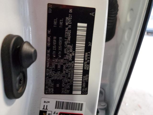 2022 TOYOTA HIGHLANDER HYBRID LE #3292738590