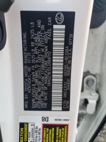 2020 LEXUS ES 350 58ADZ1B12LU068112