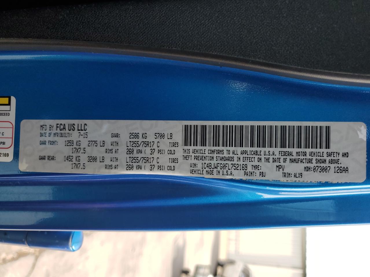 JEEP WRANGLER RUBICON