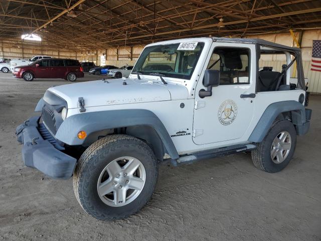 JEEP WRANGLER S 2011 white  gas 1J4AA2D15BL622637 photo #1