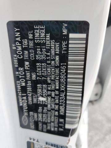 2019 HYUNDAI TUCSON LIMITED KM8J33ALXKU880461