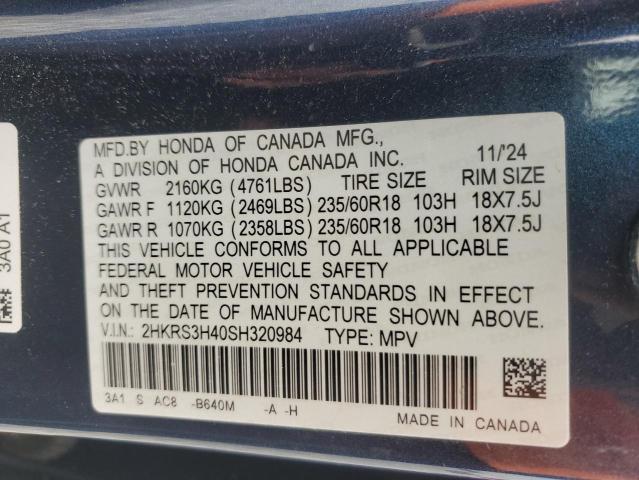 2025 HONDA CR-V EX - 2HKRS3H40SH320984