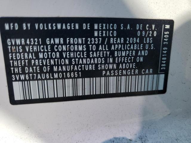 2020 VOLKSWAGEN GTI S 3VW6T7AU6LM016651