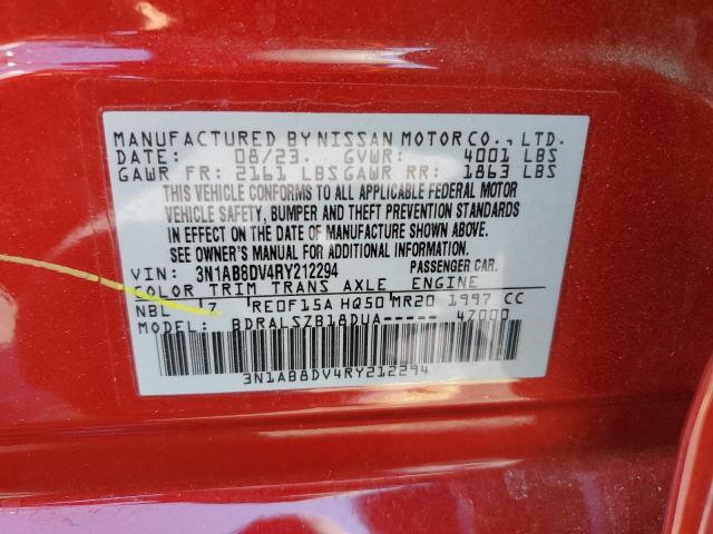 2024 NISSAN SENTRA SR 3N1AB8DV4RY212294