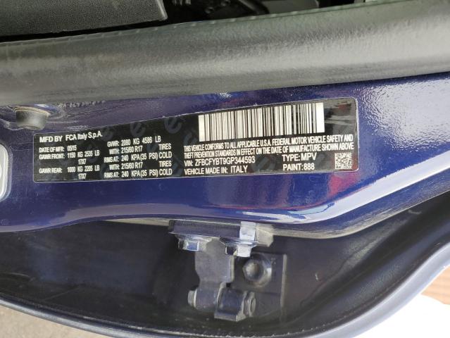 2016 FIAT 500X EASY ZFBCFYBT9GP344593