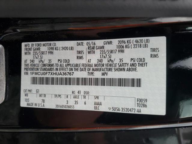 2017 FORD ESCAPE S - 1FMCU0F7XHUA36767