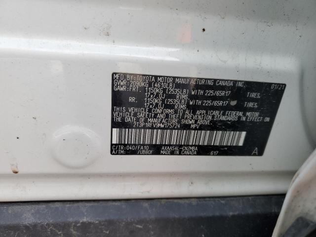 2021 TOYOTA RAV4 XLE - 2T3P1RFV9MW175724