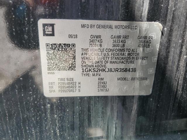 2018 GMC YUKON XL D 1GKS2HKJ8JR358438