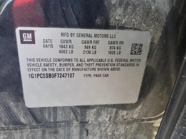 1G1PC5SB9F7247107 2015 CHEVROLET CRUZE