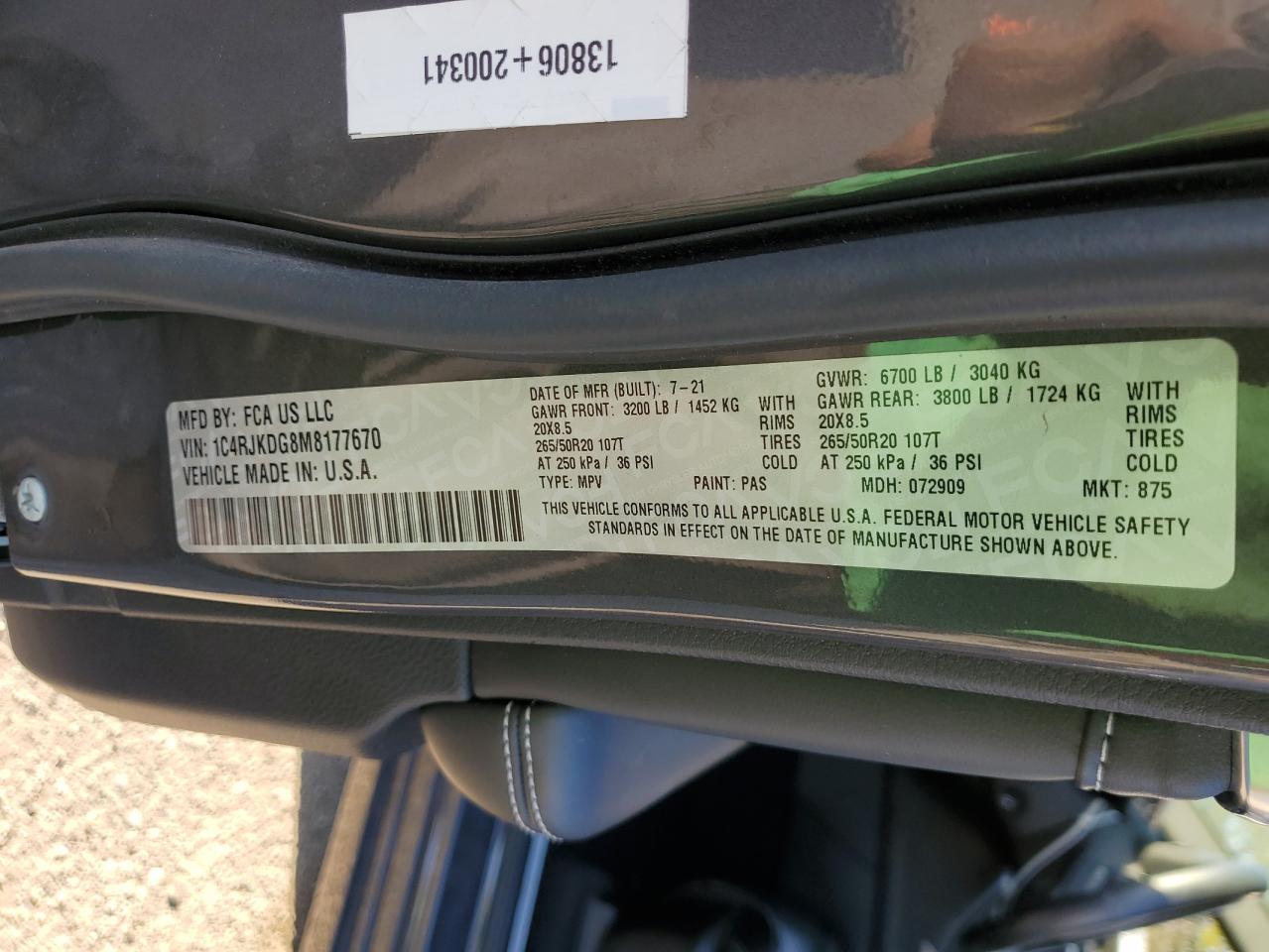 JEEP GRAND CHEROKEE L OVERLAND