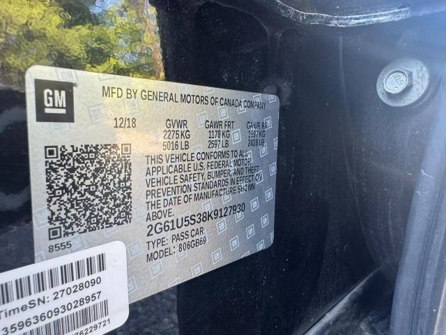 2019 CADILLAC XTS 2G61U5S38K9127930