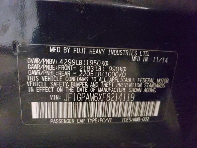 2015 SUBARU IMPREZA LI JF1GPAM6XF8214119