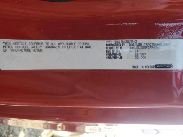 2015 FREIGHTLINER CASCADIA #3242571628