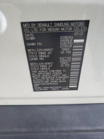 2017 NISSAN ROGUE S KNMAT2MT5HP605310