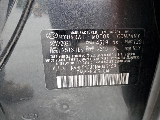2022 HYUNDAI SONATA HYB KMHL54JJ1NA045409