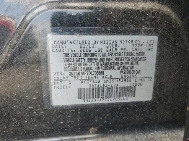 2013 NISSAN SENTRA S - 3N1AB7AP7DL705666