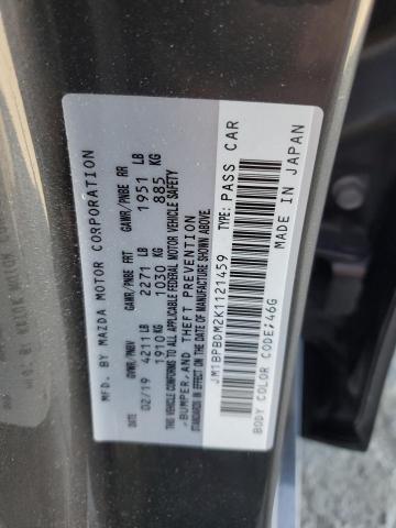 2019 MAZDA 3 PREFERRE JM1BPBDM2K1121459