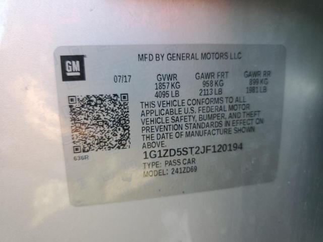 2018 CHEVROLET MALIBU LT #3282367274