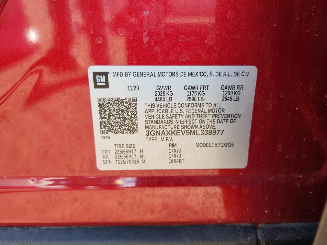 CHEVROLET EQUINOX LT