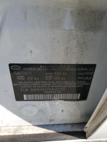 2021 HYUNDAI SONATA LIM 5NPEH4J27MH125317