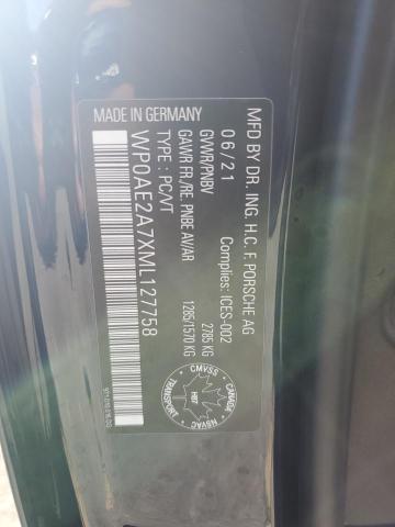 2021 PORSCHE PANAMERA 4 WP0AE2A7XML127758