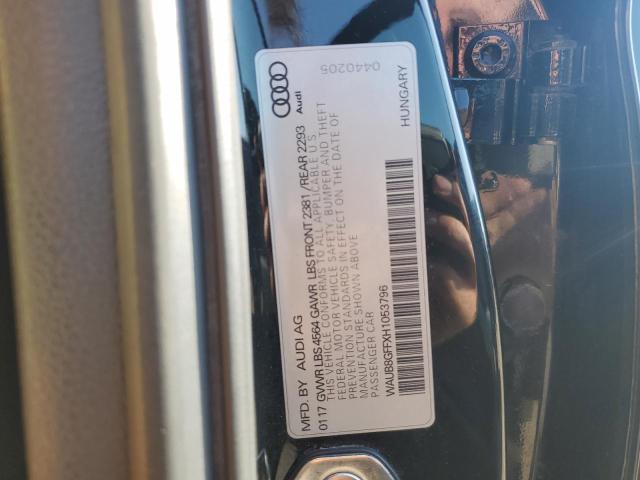 2017 AUDI A3 PREMIUM WAUB8GFFXH1053796