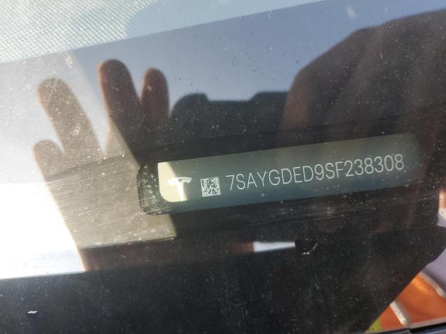 2025 TESLA Y 7SAYGDED9SF238308
