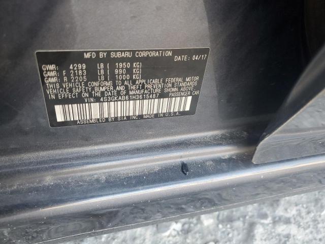 2017 SUBARU IMPREZA PR 4S3GKAB61H3615487