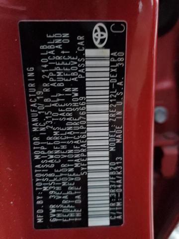 2020 TOYOTA COROLLA LE 5YFEPRAE6LP076669