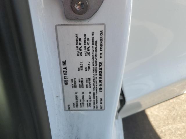 2019 TESLA MODEL 3 5YJ3E1EA8KF447833