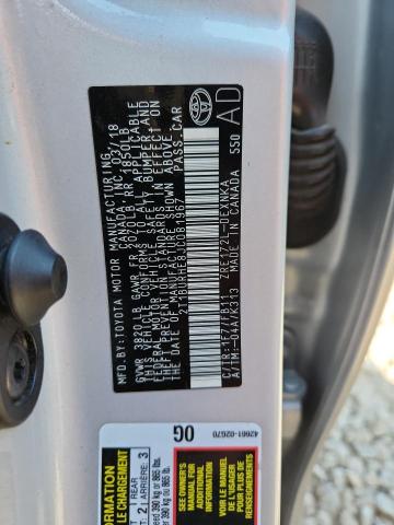 2018 TOYOTA COROLLA L - 2T1BURHE8JC081967
