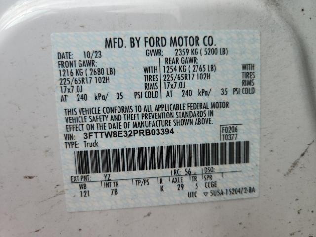 2023 FORD MAVERICK X 3FTTW8E32PRB03394