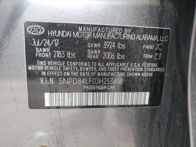2018 HYUNDAI ELANTRA SEL - 5NPD84LF0JH253616