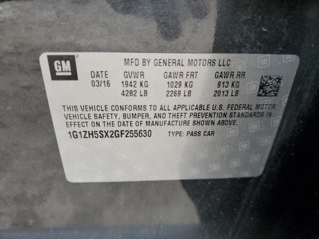 2016 CHEVROLET MALIBU PRE 1G1ZH5SX2GF255630