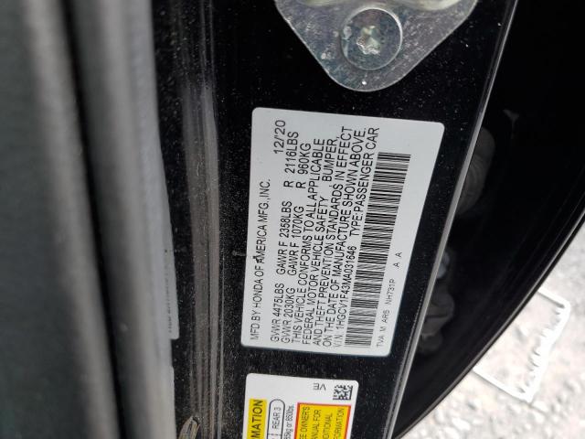 2021 HONDA ACCORD SPO 1HGCV1F43MA031646