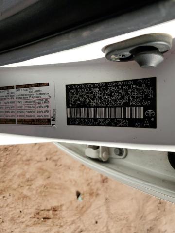 2010 TOYOTA COROLLA BA - JTDBU4EE6AJ072308