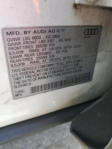 2017 AUDI Q7 PREMIUM WA1LAAF71HD045841