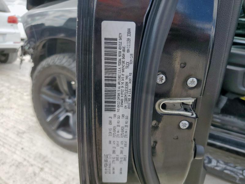 2018 RAM 1500 SPORT 1C6RR7MT3JS181604