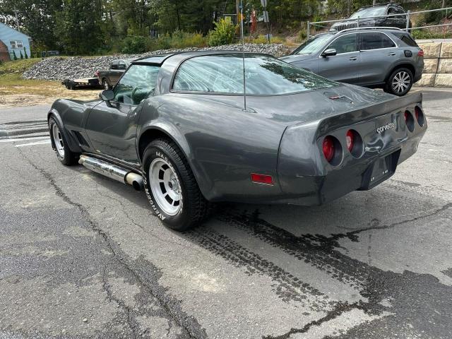 CHEVROLET CORVETTE 1981 black coupe gas 1G1AY8768BS413337 photo #3