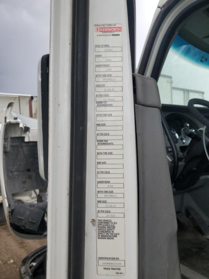 Lot #3246184089 2017 KENWORTH T680