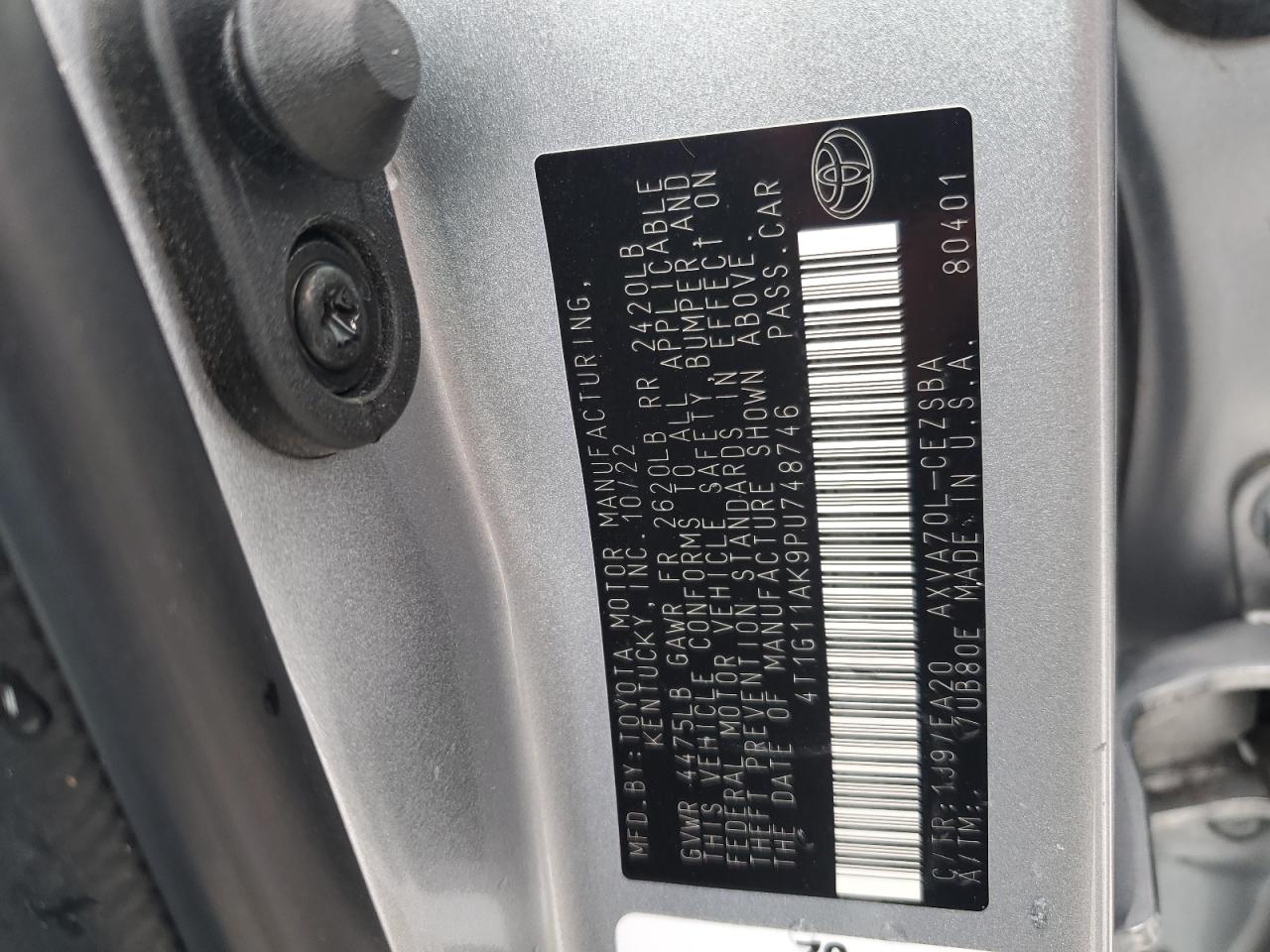 TOYOTA CAMRY SE NIGHT SHADE