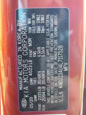 2020 KIA SOUL LX KNDJ23AU4L7117528