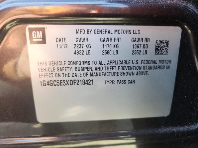 2013 BUICK LACROSSE - 1G4GC5E3XDF218421