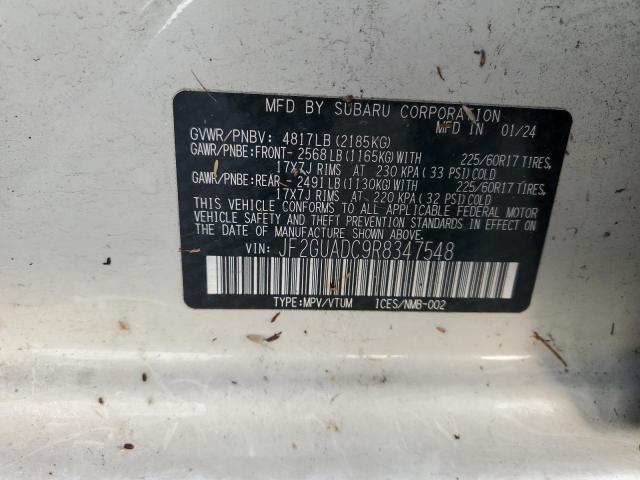 2024 SUBARU CROSSTREK PREMIUM JF2GUADC9R8347548