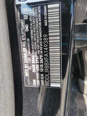 2015 MERCEDES-BENZ CLS 550 4M WDDLJ9BBXFA149389